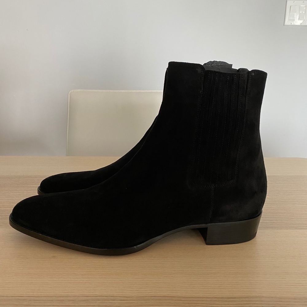 COPY - Saint Laurent Wyatt Chelsea Boots Black - New